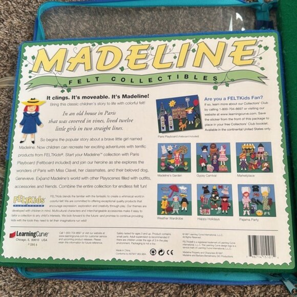 Learning Curve 1996 Feltkids Play System Portfolio, Tote Boards, Felts, Insects - Picture 6 of 12